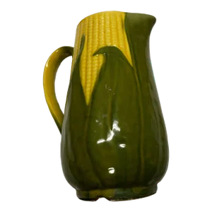 Vintage Ceramic Shawnee Corn King Pitcher