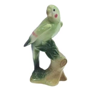 Vintage Ceramic Parrot Sculpture
