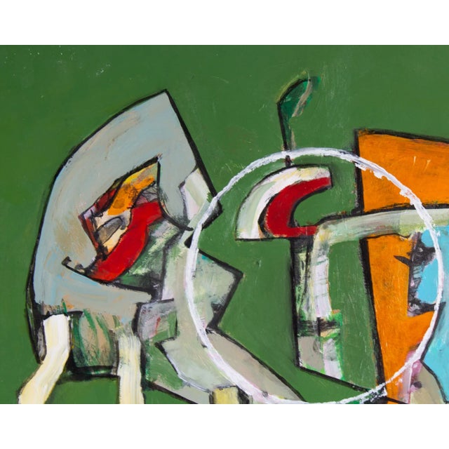 Early 21st Century Abstract Acrylic on Paper Painting by James L. Bruch For Sale - Image 5 of 9