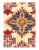Original Kazak Design Rug.Handmade Hand-knotted ,Very Practical for High Traffic Hand-Spun Lambswool on a Cotton...