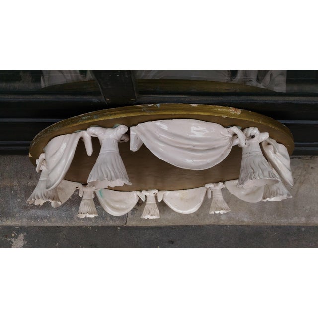 6-Light Ceiling Light in White Egle Pozzi Porcelain, 1963 For Sale - Image 10 of 14