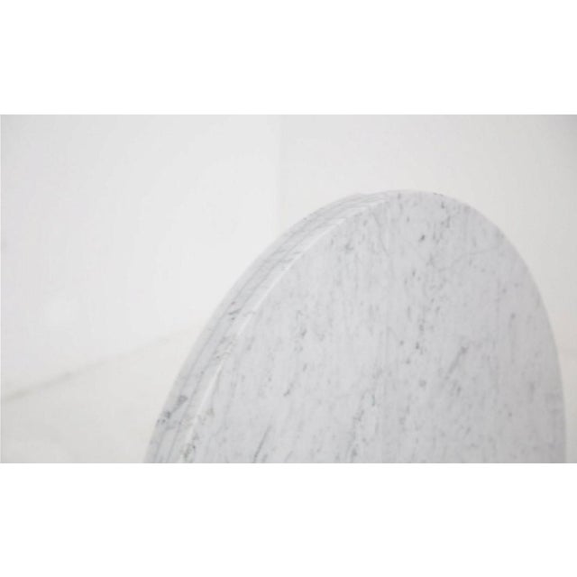 White Carrara Marble Sculptures by Angelo Mangiarotti for Skipper, 1990s, in Very Good conditions. Designed 1980 to 1989 I...