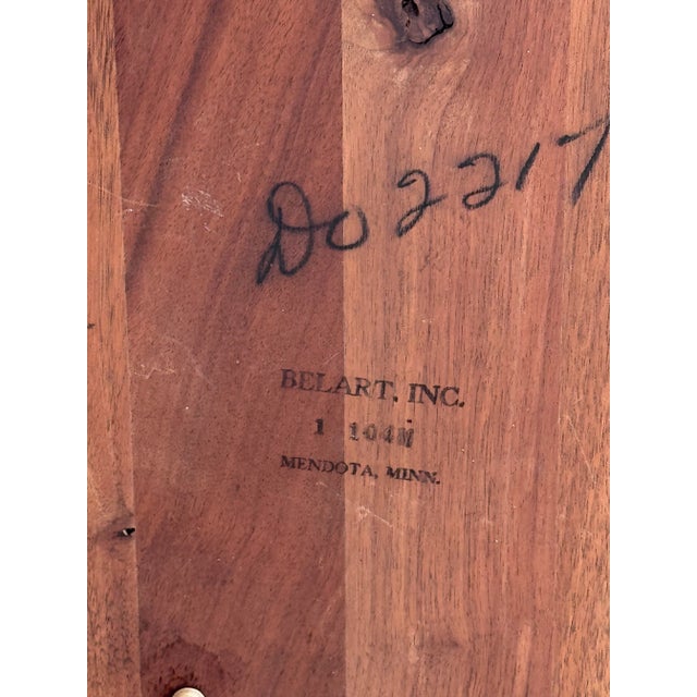 Brown 1960s Mid Century Modern Tear Drop Atomic Wall Hanging For Sale - Image 8 of 8