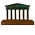 Antique Neoclassical Pantheon Style Temple Facade Architectural Salvage Bookends - A Pair For Sale - Image 12 of 13