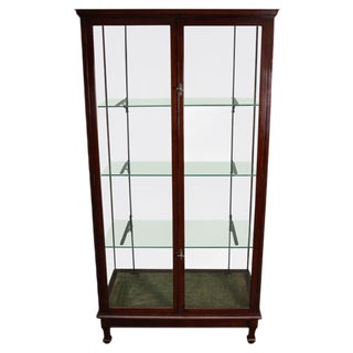 Victorian Mahogany Museum Shop Display Cabinet or Vitrine, Late 19th Century For Sale