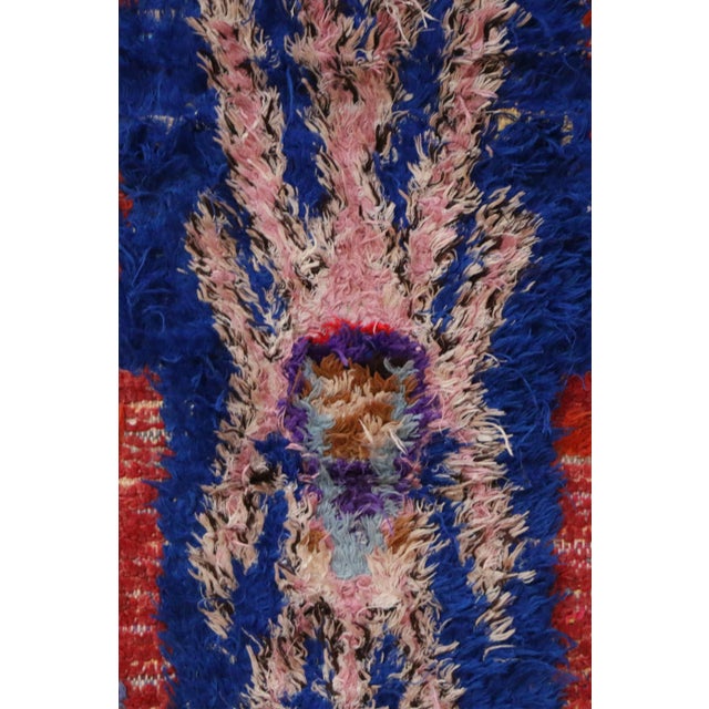 Moroccan Abstract Rug - 2'6" X 6'11" Ft For Sale - Image 4 of 7