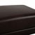 Modern Moule Leather Stool in Brown by Brühl For Sale - Image 3 of 11