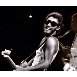 Original Bruce Springstein Photo Signed by Artist For Sale