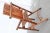Rustic Pair of Wood Adirondack Style Garden Arm Chairs For Sale - Image 3 of 12