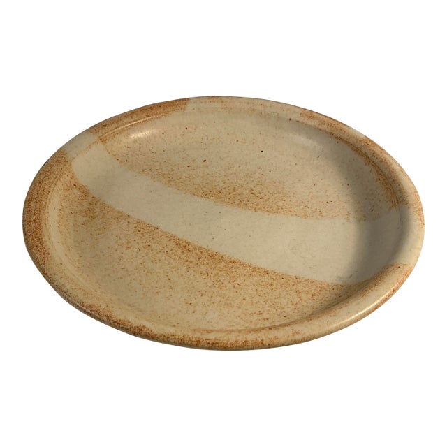 Handmade Studio Pottery Plate/Low Bowl For Sale