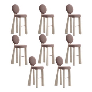 Mary II Bar Chairs by Ottiu, Set of 8 For Sale