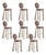 Mary II Bar Chairs by Ottiu, Set of 8 For Sale