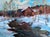 Oil Painting After the Night Snowstorm Yuriy Suprunchuk For Sale