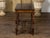 Wood English 19th Century Oak Bobbin Leg Table with Single Drawer and Cross Stretcher For Sale - Image 7 of 12
