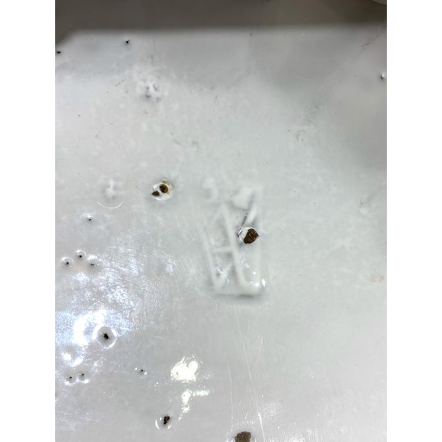 Late 20th Century Large Astier De Villatte "Marguerite" Bowl, Handmade in Paris For Sale - Image 11 of 17