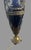 Mid 20th Century Antique Cobalt Blue Porcelain Bronze Mounted French Empire Style Table Lamp For Sale - Image 5 of 10