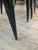 Metal Ottomans with Striped Upholstery, Italy, 1950, Set of 2 For Sale - Image 7 of 12