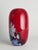 Glass Art Glass Cherry Red Vase by Mikael Axenbrant, Sweden, 1990s For Sale - Image 7 of 18