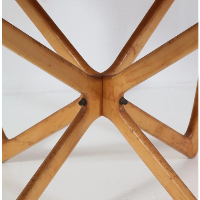 Wood Mid-Century Modern Teak Coffee Table, 1958 For Sale - Image 7 of 9