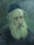 Early 20th Century Vintage Oil Portrait of a Rabbi C.1920s For Sale - Image 5 of 6