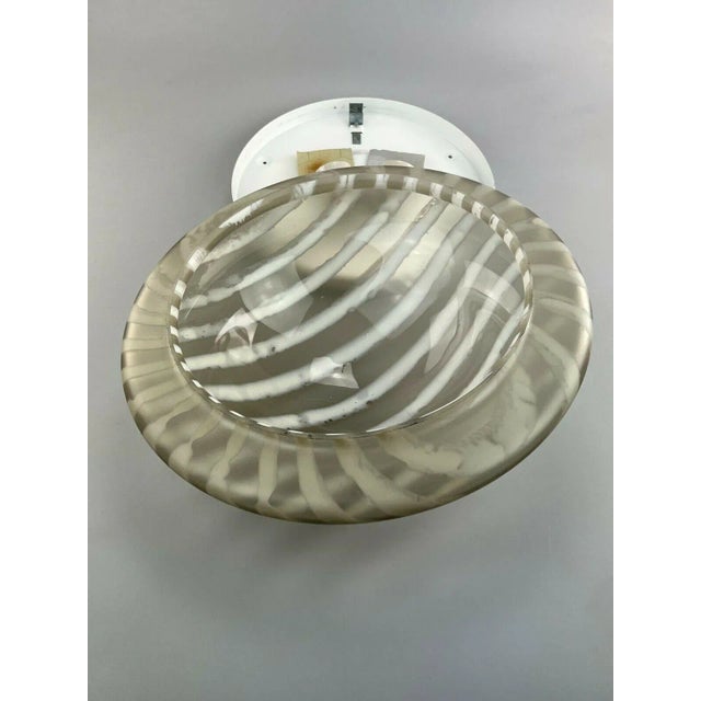 Metal Space Age Ceiling Lamp in Glass from Peill & Putzler, 1970s For Sale - Image 7 of 13