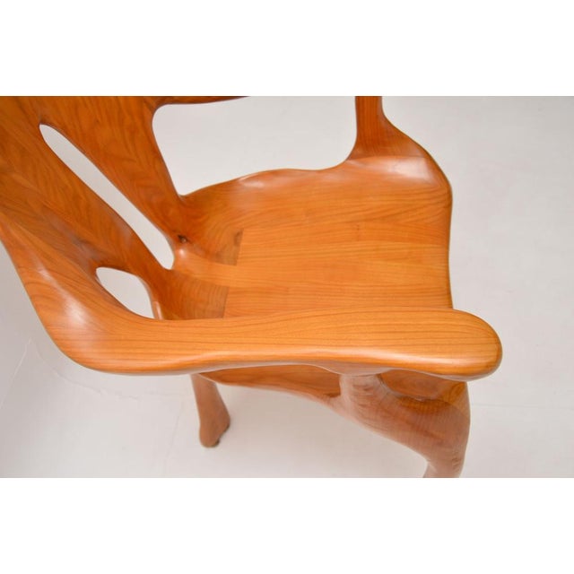 Italian Studio Craft Sculptural Armchair, 1970s For Sale - Image 11 of 15