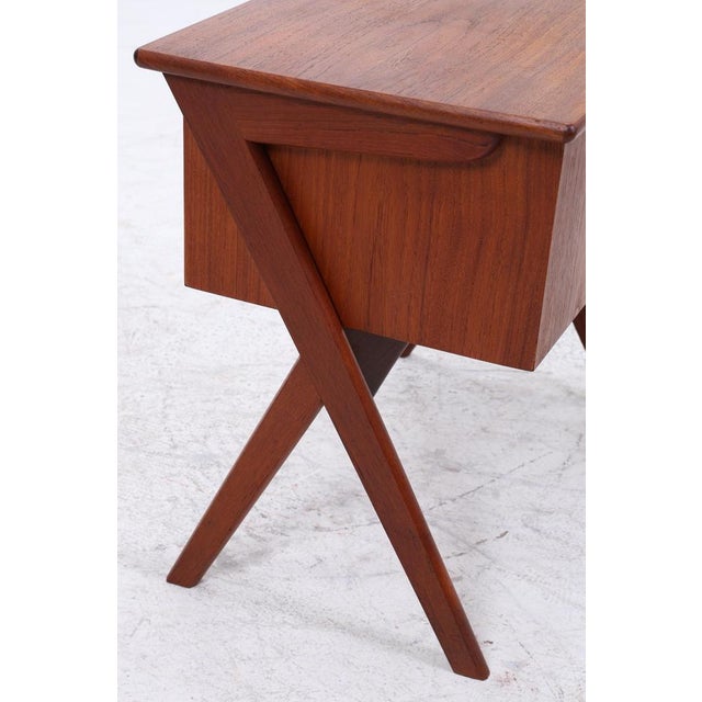 Mid-Century Danish Teak Sewing Box, 1960s For Sale - Image 11 of 15