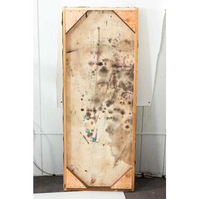 Abstract Painting of an Indian on Canvas For Sale - Image 9 of 10