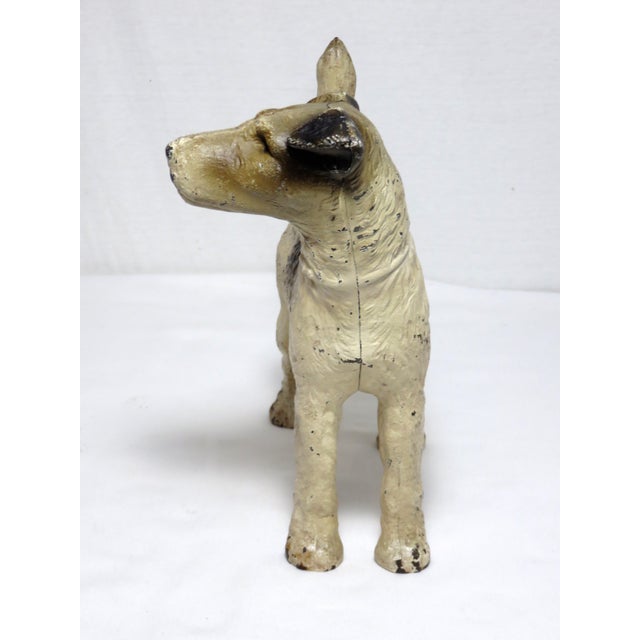 1930s Vintage Hubley Manufacturing Company Cast Iron Fox Terrier