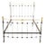 Victorian Wrought Iron Full Size Bed Frame For Sale