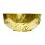 1980s Vintage Chinoiserie Boho Chic Hollywood Regency Large Brass Decorative Bowl For Sale