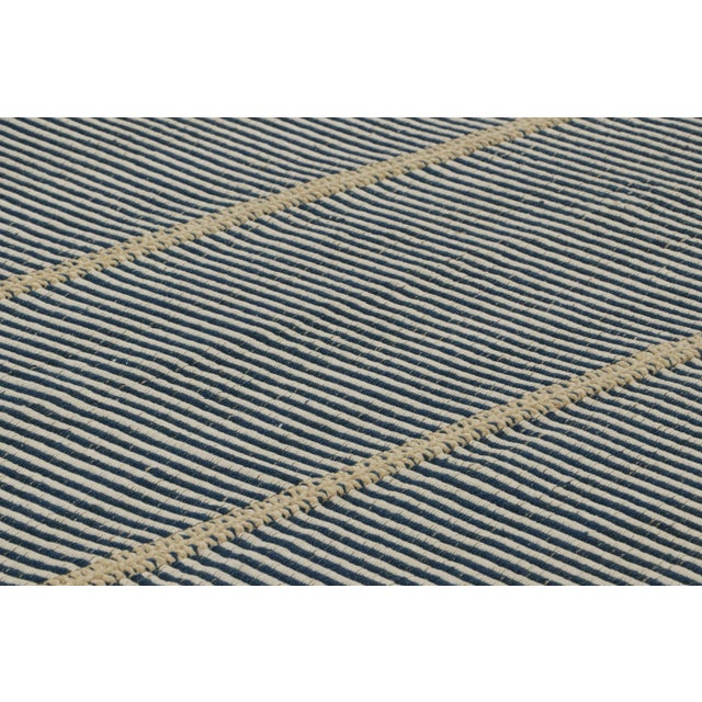 Handwoven in wool, a 8x12 Kilim design from an inventive new contemporary flat weave collection by Rug & Kilim. On the...