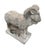 2000 - 2009 Vintage Stylized Cast Stone Ram Garden Statue With Swirl Relief Detail For Sale - Image 5 of 12