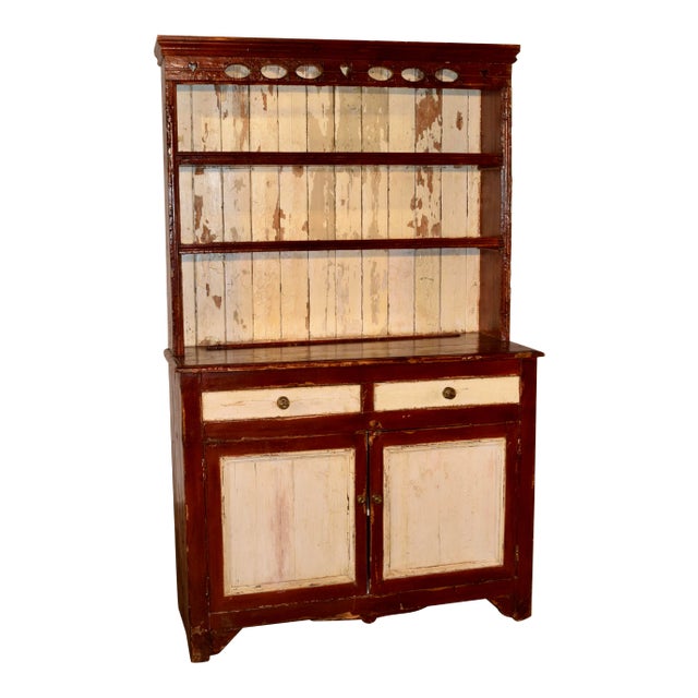 19th Century Irish Painted Cupboard For Sale