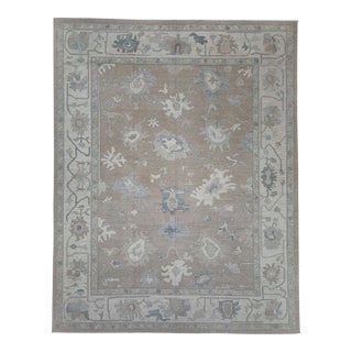 Oushak Rug 11'11" x 15'1" For Sale