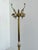 Mid-Century Modern Vintage Italian Brass Coat Rack with Onyx Marble Centrepiece, 1960s For Sale - Image 3 of 18
