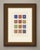 This is an original antique chromolithograph, printed in color with gold and silver, lettered "figures héraldiques de 3eme...