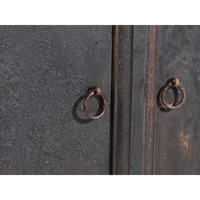 Antique Black Painted Sideboard For Sale - Image 5 of 13