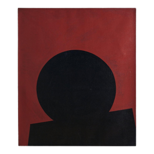 Martial Westburg, Portrait of The Peary Proxy #4, Oil on Canvas Painting, 1981