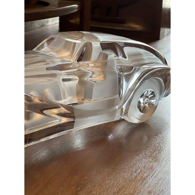 Crystal Grand Coupe Riviera Bugatti Car from Daum, France, 1980s For Sale - Image 3 of 8