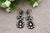 Gold Earrings with Diamond Stud, Set of 2 For Sale - Image 4 of 6