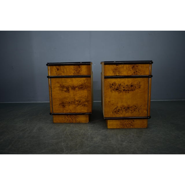 Bedside Tables by Jindrich Halabala, Former Czechoslovakia, 1940s, Set of 2 For Sale - Image 11 of 18
