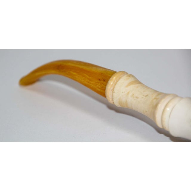Carved Turkish Meerschaum Pipe, Moorish Style, Hand-Crafted, 1950 For Sale - Image 18 of 18
