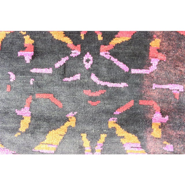 2020s Modern Rug by Keivan Woven Arts in Wool With Silk and Abstract Design For Sale - Image 5 of 13