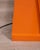 Vintage Space Age Italian Orange Metal and Acrylic Glass Floor Lamp, 1970s For Sale - Image 13 of 15