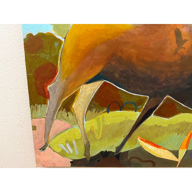 2020s “Moose Morning” Art by LWren Walraven For Sale - Image 5 of 10