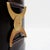 Brown Leather Wastebasket with Decorative Brass Buckle For Sale - Image 6 of 10