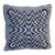 Blue Flamestitch Star Needlepoint Pillow For Sale