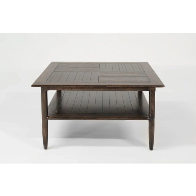 Set of Mid-Century Oak Coffee Tables in Espresso, C. 1950s For Sale In New York - Image 6 of 11