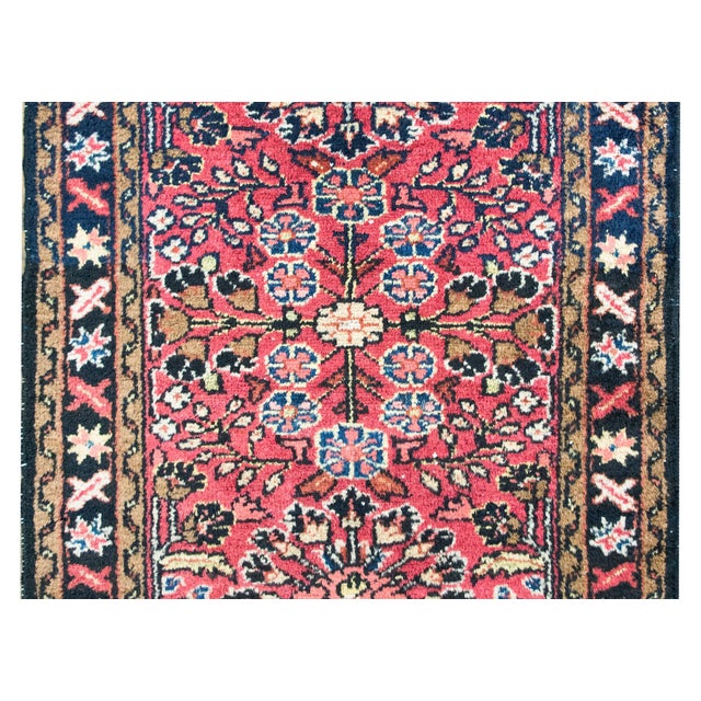 1930s Early 20th Century Persian Lilihan Rug For Sale - Image 5 of 15